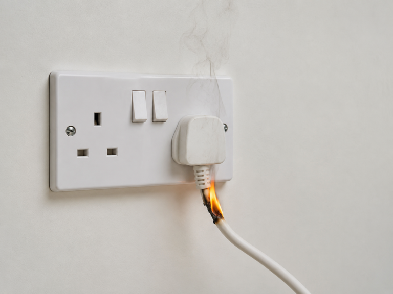 burning cable